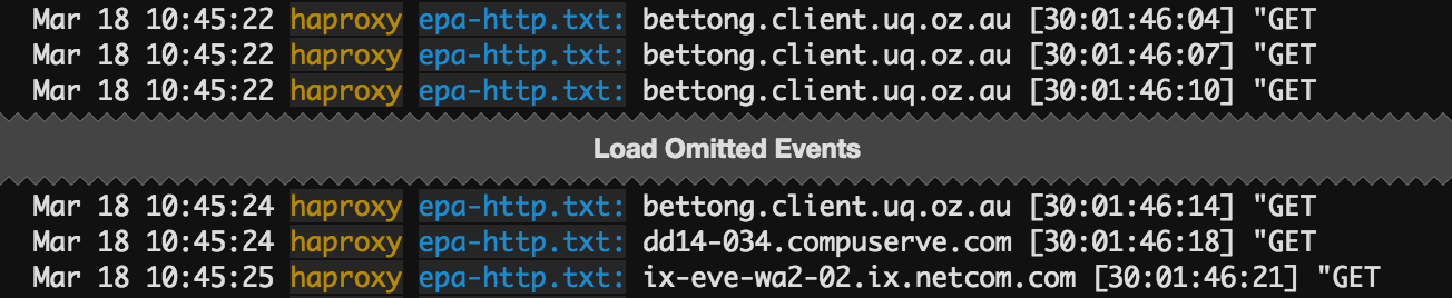 Load Omitted Events