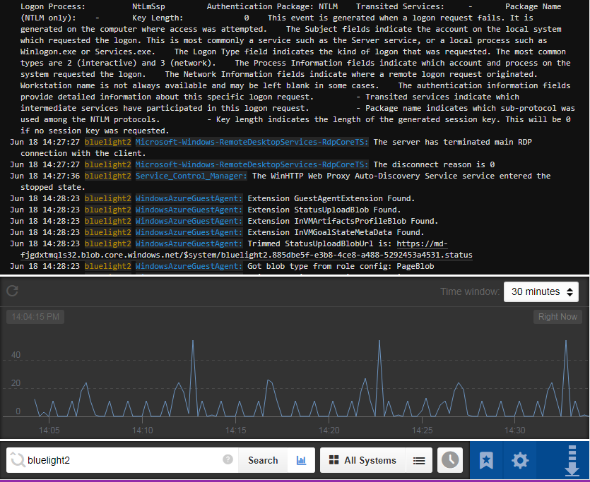 Papertrail event viewer