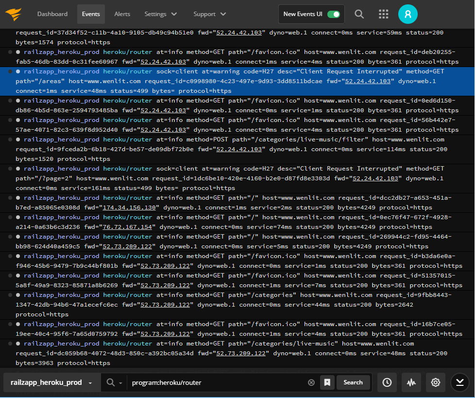 SolarWinds Papertrail Event Viewer Upgrade