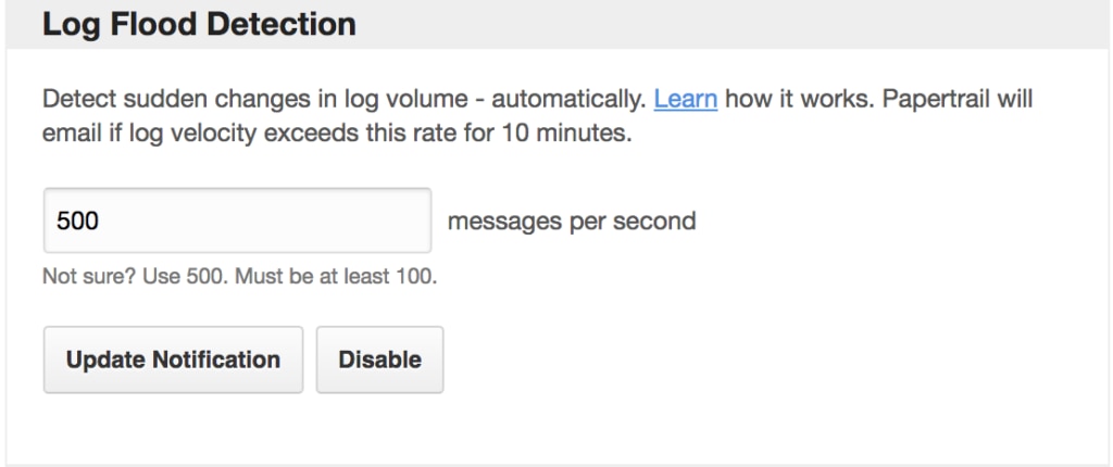 log-flood-detection