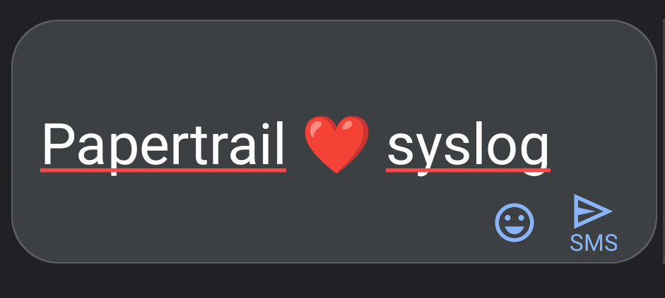 Syslog is a popular choice among Papertrail users.
