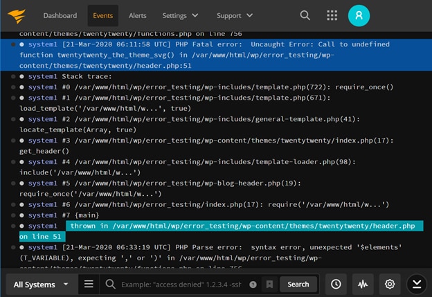 When troubleshooting a WordPress issue using a GUID allows you to retrace what occurred with a request.