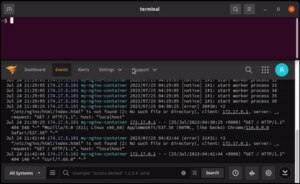 Docker Logs in Papertrail Event Viewer